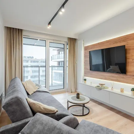 Lägenhet Premium Delux Kasprowicza 20c Darmowy Parking Basen Sauna Gym *